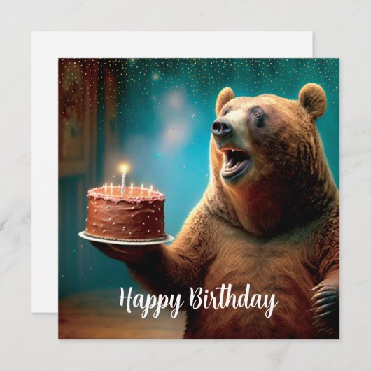 Happy wow beer Birthday Kaart (Voorkant / Achterkant)