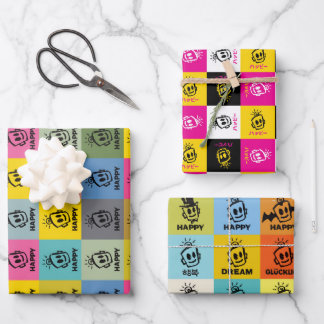 HAPPY wrappy Inpakpapier Vel