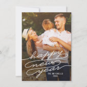 Happy Writing EDITABLE COLOR-kaarten van nieuw jaa Feestdagenkaart (Voorkant)