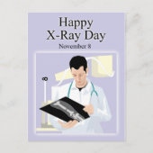 Happy X-Ray Dag 8 november Briefkaart (Voorkant)