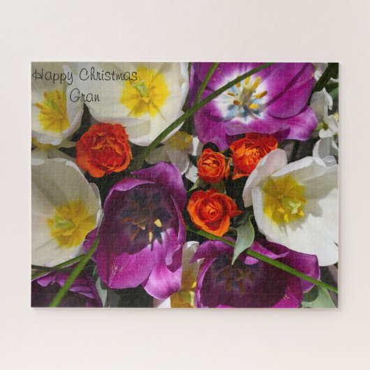 Happy Xmas Gran Jigzaag Puzzle Legpuzzel (Horizontaal)