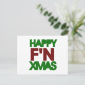 Happy Xmas humor Feestdagenkaart (Staand voorkant)