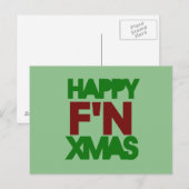 Happy Xmas humor Feestdagenkaart (Voorkant / Achterkant)
