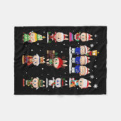 Happy Xmas Labubu Lover Schattige Labubu De Monste Fleece Deken (Voorkant (Horizontaal))