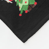 Happy Xmas Labubu Lover Schattige Labubu De Monste Fleece Deken (Hoek)