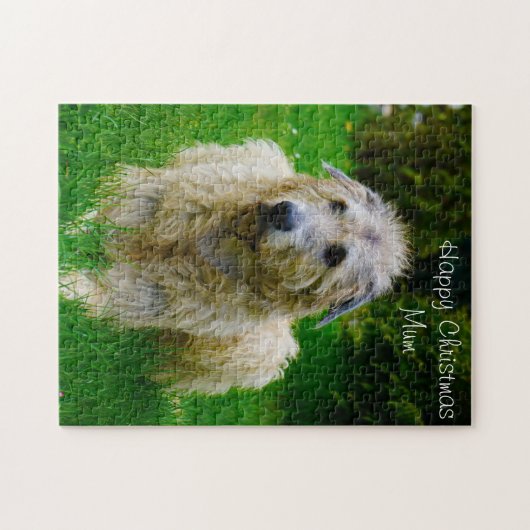 Happy Xmas mama. Legpuzzel (Horizontaal)