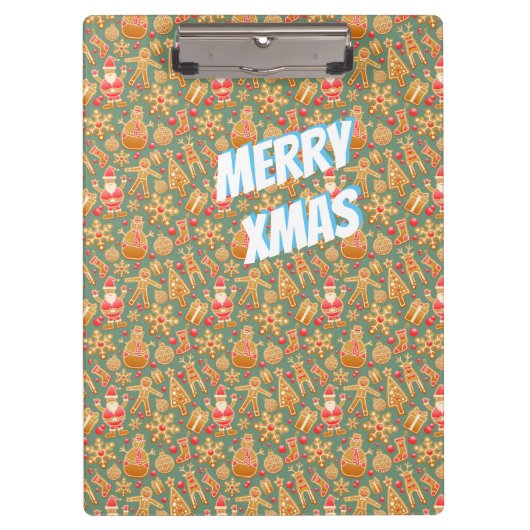 Happy Xmas symbolen Klembord (Voorkant)