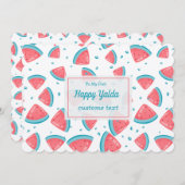 Happy Yalda Night Celebrations Kaart (Voorkant / Achterkant)