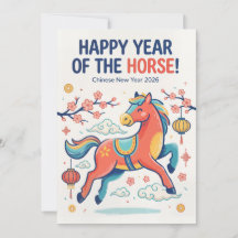 Happy Year of the Horse 2026 - Chinese New Year