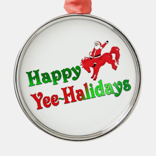 Happy YEE-HAlidays deluxe ornament (Voorkant)