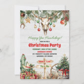 Happy Yee Hawholidays Cowboy Western kerstfeest Kaart (Voorkant)