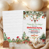 Happy Yee Hawholidays Cowboy Western kerstfeest Kaart