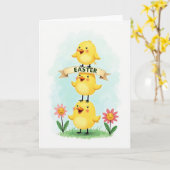 Happy Yellow Birds Celebration Card Kaart (Gele Bloem)