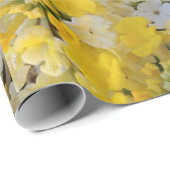 Happy Yellow Blooms Cadeaupapier (Rol Hoek)