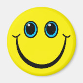 Happy Yellow Face Magneet (Voorkant)