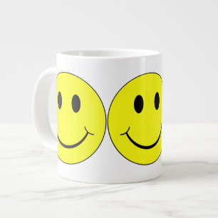 Happy Yellow Faces Grote Koffiekop