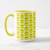 Happy Yellow Faces Pattern Big Mok (Links)