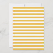 Happy Yellow Hallo Sunshine Baby shower Kaart (Achterkant)