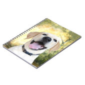 Happy Yellow Lab Notitieboek (Linkerzijde)