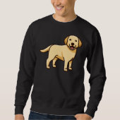 Happy Yellow Labrador Trui (Voorkant)