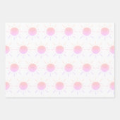 Happy Yellow, roze en Oranje zonneschijn Sun Inpakpapier Vel (Voorkant 2)