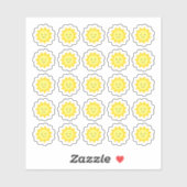 Happy Yellow Sunshine Stickers (Vel)