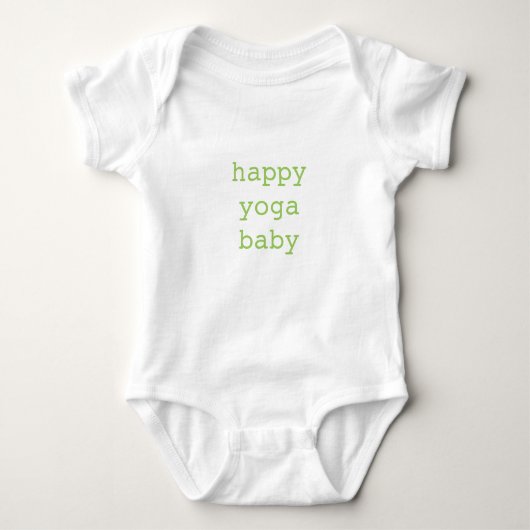 Happy Yoga Baby Organic Bodysuit (Voorkant)
