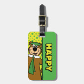 Happy Yogi Beer Bagagelabel (Voorkant verticaal)