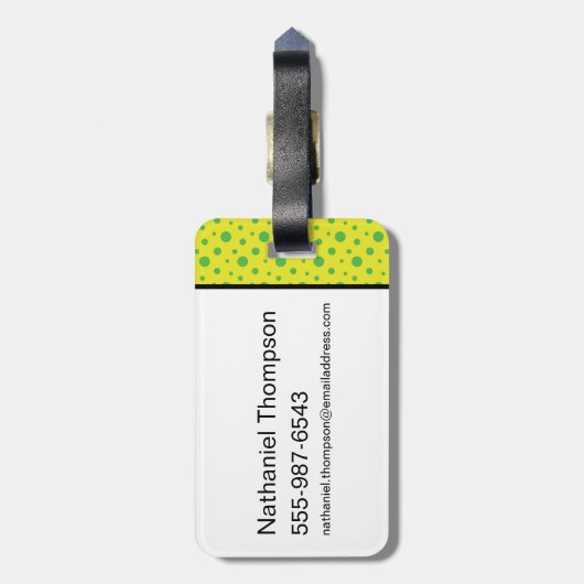 Happy Yogi Beer Bagagelabel (Achterkant verticaal)