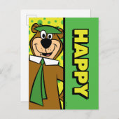 Happy Yogi Beer Briefkaart (Voorkant / Achterkant)