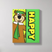 Happy Yogi Beer Canvas Afdruk (Voorkant)