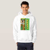 Happy Yogi Beer Hoodie (Voorkant volledig)