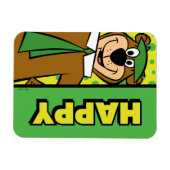 Happy Yogi Beer Magneet (Horizontaal)