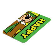 Happy Yogi Beer Magneet (Linkerzijde)