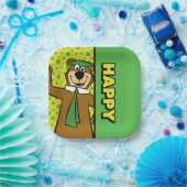 Happy Yogi Beer Papieren Bordje (Feest)