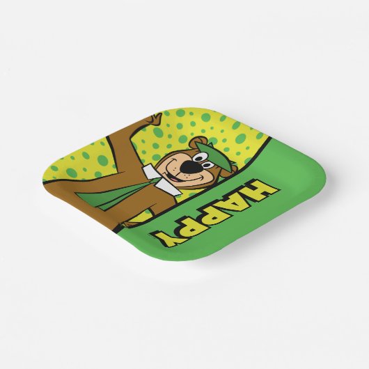 Happy Yogi Beer Papieren Bordje (Gebogen)