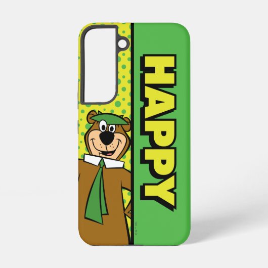 Happy Yogi Beer Samsung Galaxy Hoesje (Achterkant)