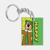 Happy Yogi Beer Sleutelhanger (Voorkant Links)