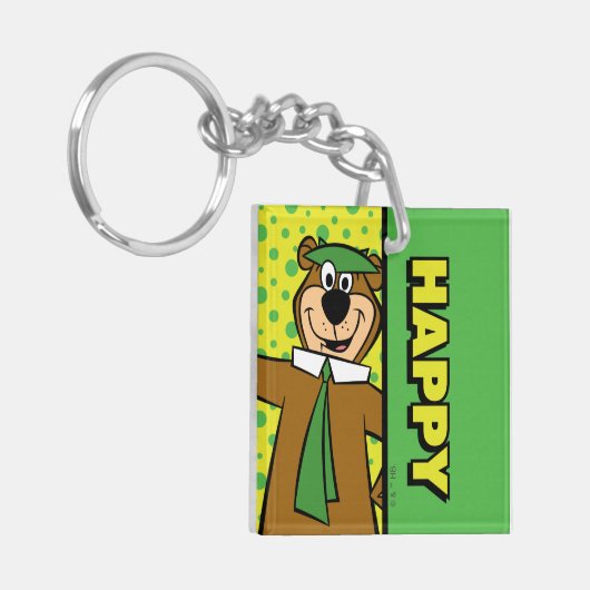 Happy Yogi Beer Sleutelhanger (Voorkant Links)
