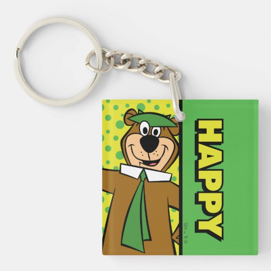 Happy Yogi Beer Sleutelhanger (Voorkant)