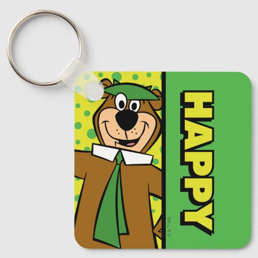 Happy Yogi Beer Sleutelhanger (Voorkant)