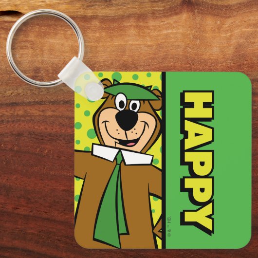Happy Yogi Beer Sleutelhanger (Voorkant)