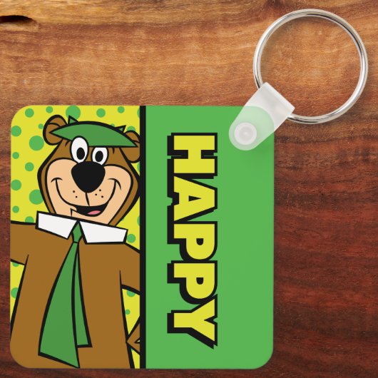 Happy Yogi Beer Sleutelhanger (Achterkant)