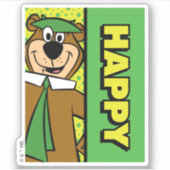 Happy Yogi Beer Sticker (Voorkant)