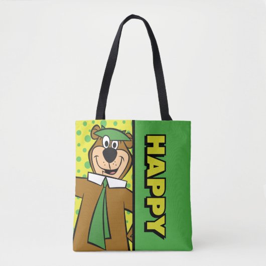 Happy Yogi Beer Tote Bag (Voorkant)