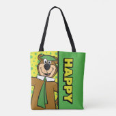 Happy Yogi Beer Tote Bag (Achterkant)