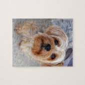 Happy Yorkie Puppy Legpuzzel (Horizontaal)