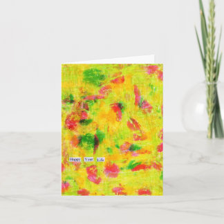 Happy Your Life-briefkaart Kaart