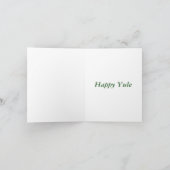 Happy Yule-kaart Feestdagen Kaart (Binnen)