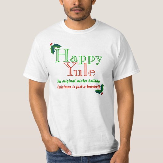 Happy Yule T-shirt (Voorkant)